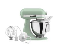 KitchenAid Classic Robot Pâtissier 4.3L à Tête Inclinable, 10 Vitesses Démarrage Doux, Batteur Plat, Crochet & Fouet, Mélange Planétaire, 59 Points de Contact, Cardamome