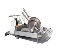 KitchenAid Égouttoir à Vaisselle Extensible Pleine Taille, 45 cm, Gris Anthracite