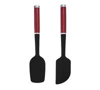 KitchenAid Ensemble cuillère et spatule en silicone 2 pc, rouge empire, 30 cm