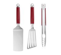 KitchenAid Ensemble ustensils BBQ d'intérieur 3 pc, Rouge Empire