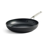 KitchenAid Forged Hardened Aluminium Poêle à frire de 24 cm en céramique anodisée dure antiadhésive sans PFAS, adaptée à l'induction et au four, noire