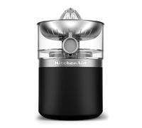 KitchenAid Go Cordless 5KCJR160OB Presse-agrumes, à batterie, sans batterie, commande à un bouton, filtre à pulpe, récipient à jus de 500 ml avec couvercle, passe au lave-vaisselle, noir mat