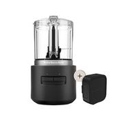 KitchenAid Hachoir sans fil Go Cordless 5KFCR531BM - 12V Li‑ion - 1,18 L - 2 vitesses, pulse - Noir