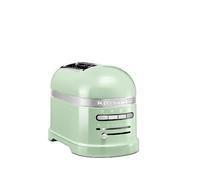 KitchenAid Grille pain pour 2 tranches - Artisan - 7 niveaus de brunnage et fonction décongélation - Vintage design - 2 Large fentes - Toaster avec porte-sandwich - Pistache