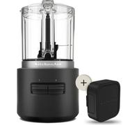 KitchenAid Hachoir sans fil Go Cordless 5KFCR531BM - 12V Li‑ion - 1,18 L - 2 vitesses, pulse - Noir