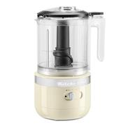 KitchenAid Hachoir sans fil - Bol de 1,18 L sans BPA - 2 Vitesse et mode impulsion - 4 accessoires résistant au lave-vaisselle - Crème