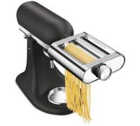 KitchenAid Accessoire pâtes en métal 5KSM3MPA 3 en 1 – rouleau, coupe-spaghetti, fettuccine inox