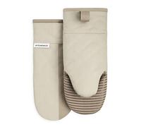 KitchenAid Kitchen Aid Beacon Ensemble de Gants de Cuisine 14,6 x 33 cm, Milkshake/Beige