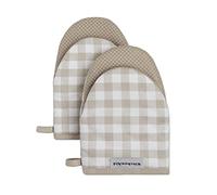 KitchenAid Kitchen Aid Ensemble de Mini Gants de Cuisine Motif Vichy 14 x 20,3 cm Milkshake