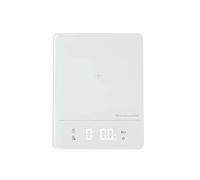 KitchenAid KQ913 Balance numérique étanche IPx7 pour cuisine et nourriture, lecture LED, capacité maximale de 5 kg, blanc