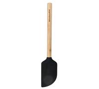 KitchenAid KQG631OHOBE, Bamboo Scraper Spatula with Silicone Head, 30 cm, Black