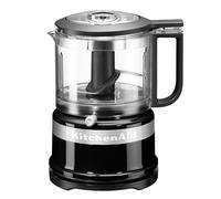 KitchenAid Mini Robot de Cuisine 830ML, Mixeur Électrique Compact 2 Vitesses & Pulse, Léger & Facile à Nettoyer, Onyx Black