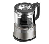 KitchenAid Mini Robot de Cuisine 830ML, Mixeur Électrique Compact 2 Vitesses & Pulse, Léger & Facile à Nettoyer, Contour Silver