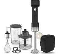 KitchenAid mixeur plongeant avec accessoires et batterie Go 5KHBRV75BM