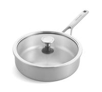 KitchenAid Multi-Ply Stainless Steel 3ply 24cm Skillet with Lid