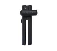 KitchenAid Ouvre-boîte Manuel verrouillable, Noir Mat, très résistant, avec Lame en Acier Inoxydable, mécanisme de Verrouillage, ustensile de Cuisine avec poignée Ergonomique, 18 cm