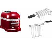 KitchenAid Paquet 1, Grille-pain + support à petits pains Artisan 5KMT2204, Couleur:Pomme d'amour