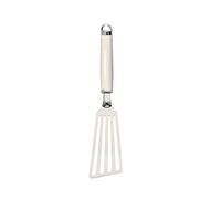 KitchenAid - Pelle à Poisson à Trous en Inox, Souple et Maniable - Couleur Blanc Amande