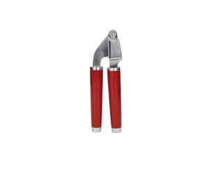 KitchenAid - Presse-Ail Manuel en Inox - Couleur Rouge Cerise
