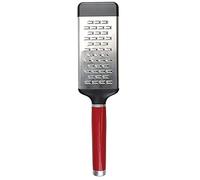 KitchenAid - Râpe à Fromage en Inox avec Manche Arrondi, Dents Double Face - Couleur Rouge Cerise