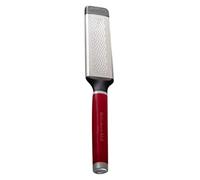 KitchenAid - Râpe à Fromage Ultra Fine en Inox avec Manche Arrondi, Dents Double Face - Couleur Rouge Cerise