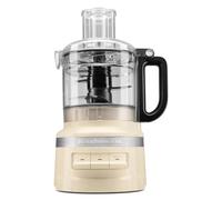 KitchenAid Robot de Cuisine 1.7L, Hachoir & Mixeur Électrique 3 Vitesses, Hache, Râpe & Tranche, Lames & Disques Inclus, Moteur 250W, Almond Cream