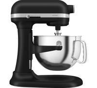 KitchenAid Robot Pâtissier - Artisan - Robot cuisine multifonctions à bol relevable - Batteur avec 4 accessoires et bol en inox de 5,6 L - Noir réglisse