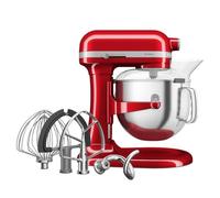 Robot ptissier sur socle KitchenAid 5KSM70SHXECA rouge pomme avec bol relevable