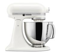 KitchenAid Robot Pâtissier - Artisan - Robot cuisine multifonctions à tête inclinable - Batteur avec 3 accessoires et Bol inox de 4,8 L - Blanc porcelaine