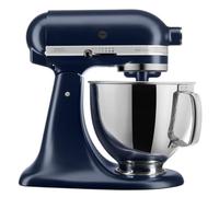 KitchenAid Robot Pâtissier - Artisan - Robot cuisine multifonctions à tête inclinable - Batteur avec 3 accessoires et Bol inox de 4,8 L - Blue encre