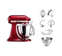 Kitchenaid Robot sur socle 4 8l 300w rouge - 5ksm175pseca