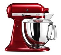 Kitchenaid Robot sur socle 4,8l 300w rouge - 5ksm175pseca