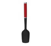 KitchenAid - Spatule de Cuisine Plate en Silicone et Inox, Tête Souple Résistante à la Chaleur - Couleur Rouge Cerise