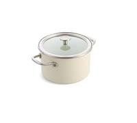KitchenAid Steel Core Enamel Faitout 20cm/3.7 Litre, Crème