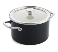 Kitchenaid Steel Core Enamel Faitout 20cm3.7 Litre, Noir Onyx