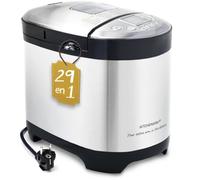 KITCHENARM 29 en 1 Machine à pain intelligente avec interface utilisateur et documentation 100% en français - 900 G Machine à pain en acier inoxydable avec réglages sans gluten et pain complet