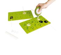KitchenArtist Sucettes à faire soi-même Silicone, manches inclus MEN316