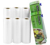 KitchenBoss Rouleaux de scellage sous vide avec boîte découpeuse 6 Rolls 15 x 500cm and 20 x 500cm