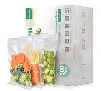 KitchenBoss Sac Sous Vide Alimentaire 20 x 30 cm (300 sacs), Sacs de Conservation Sous Vide Alimentaire Professionnel, 175 µm