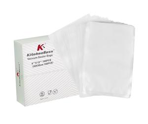 KitchenBoss Sac Sous Vide alimentaire: Sachet Sous Vide Alimentaire 100 Sacs 20 x 30cm,Poche Sous Vide
