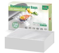 KitchenBoss Sacs Sous Vide Alimentaire 20x30cm 120 Sachets：Sacs de Conservation Sous Vide Alimentaire 175 µm, Sachet Sous Vide Alimentaire pour les Machines Sous Vide et Cuisson Sous Vide