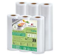 KitchenBoss Sacs Sous Vide Alimentaire 6 Rouleaux：28 x 600 cm + 20 x 600 cm, Rouleau Sous Vide Alimentaire pour Machine Sous Vide des Aliments et la Cuisson Sous Vide