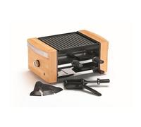 Kitchen Chef Appareil à raclette KC.WOOD-LUX4 750 W 4 personnes plaque antiadhésive