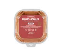 KitchenCook Caissettes papier AIRFRYPAPER20 jetables pour friteuse sans huile – lot de 120