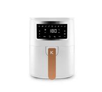 KitchenCook Friteuse sans huile Airmed4 4L – 8 programmes – Minuterie numérique – Blanc