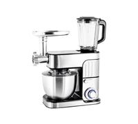 Robot Pétrin Inox 5.5l Avec Hachoir Antara Pro Kitchencook Gris