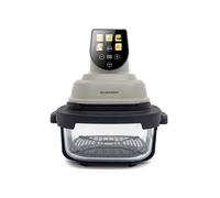 Schneider - Crispi - Or - Beige - Friteuse à Air Panoramique - 1500w - 2 Bacs Verre