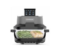 Kitchencook - Crispx - Friteuse à Air Panoramique - 2 Récipients En Verre - 4 Programmes - 1500w