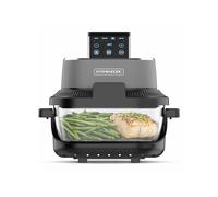 Kitchencook - Crispx - Friteuse à Air Panoramique - 2 Récipients En Verre - 4 Programmes - 1500w