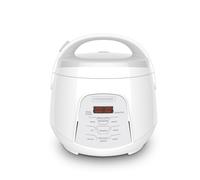 Kitchencook - Cuiseur à Riz 2.2l - Panier Vapeur Intégré - 400w - 4 Menus De Cuisson Automatique - Départ Différé - Blanc